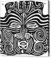 Maori Moko Acrylic Print