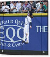 Marcus Semien And Ben Gamel Acrylic Print