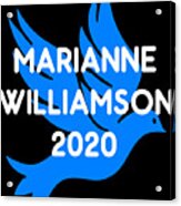 Marianne Williamson For President 2020 Acrylic Print