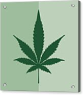 Marijuana Square Icon Acrylic Print
