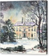 Marlay House In Winter Acrylic Print