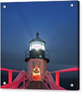 Marshall Point Lighthouse Just Before Dawn Acrylic Print