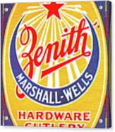 Marshall Wells We Sell Zenith Acrylic Print