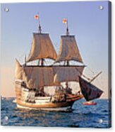 Mayflower Ii On Her 50th Anniversary Sail Acrylic Print