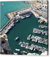 Mediterranean Coast And Port In Calpe 3 Acrylic Print