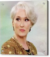 Meryl Streep Acrylic Print