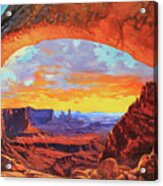 Mesa Arch Sunrise 1 Acrylic Print