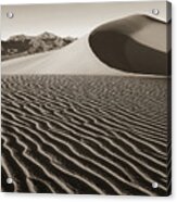 Mesquite Dunes #1 Bw Acrylic Print