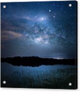 Milky Way At 9 Mile Pond Acrylic Print