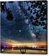 Milky Way Higgins Lake Summer Solstice 2020 Acrylic Print