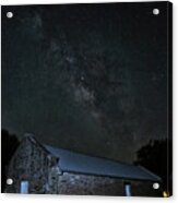 Milky Way Over Fort Belknap Acrylic Print