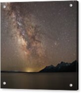 Milky Way Over Jackson Lake, 2020 Acrylic Print