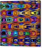 Mod Psychedelic Pattern - Abstract Acrylic Print