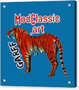 Modclassic Art Tiger Acrylic Print