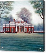 Monticello  - Thomas Jefferson's Home Acrylic Print