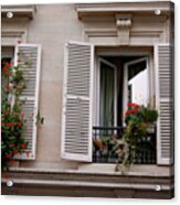 Montmartre Window Acrylic Print