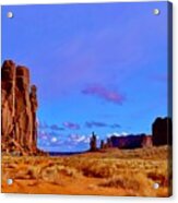 The Hand Of God,monument Valley Acrylic Print