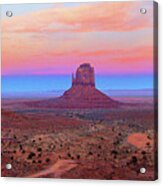 Monument Valley Just After Dark 2 Acrylic Print