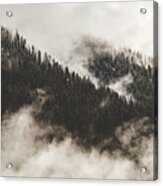 Moody Montana Mountains Acrylic Print