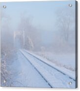 Moody Tracks Acrylic Print