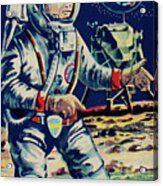 Moon Astronaut Acrylic Print