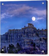 Moon Rise Over Pulpit Rock Acrylic Print