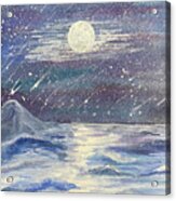 Moonlit Sea Acrylic Print