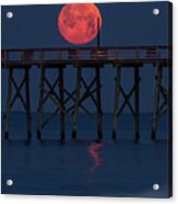 Moonset Acrylic Print