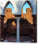 Moorish Architecture Reconstruction At The Castle Of Silves Acrylic Print