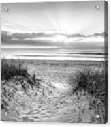Morning's Blessings Black And White Acrylic Print