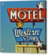 Motel Western Stars Acrylic Print