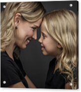 Mother And Daughter Acrylic Print