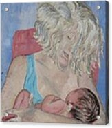 Mother And Newborn - Sold Acrylic Print