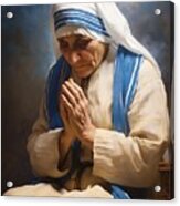 Mother Teresa Acrylic Print