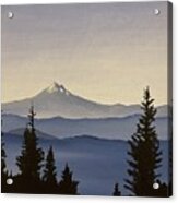 Mount Jefferson From Timberline Acrylic Print