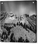 Mount Rushmore Long Exposure Acrylic Print