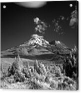 Mount Shasta In The Cascade Range Siskiyou County California Acrylic Print