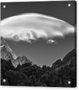 Mt. Cook Lenticular Cloud Acrylic Print