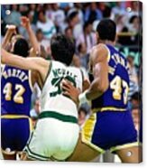 Mychal Thompson And Kevin Mchale Acrylic Print