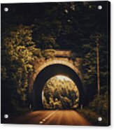 Mysterious Tunnel Acrylic Print