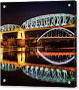Nashville Bridges Acrylic Print