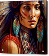 Native American Indian Series 120822-c Acrylic Print