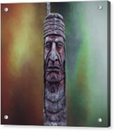 Native American Totem Artistry Acrylic Print
