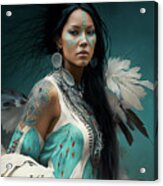 Native American Woman by Athena Mckinzie