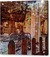 Natural Lighting And Well-ventilated -  Abandoned Bedroom Of A Nd Homestead Acrylic Print