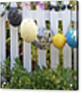 Nautical Buoy Fence Acrylic Print