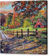 New England Colors Acrylic Print