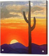 New Mexico Sunset Acrylic Print