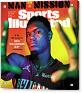 New Orleans Pelicans Zion Williamson, 2022-23 Basketball Preview Issue Cover Acrylic Print