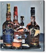 Weller And Friends - Bourbon Bar Painting Acrylic Print